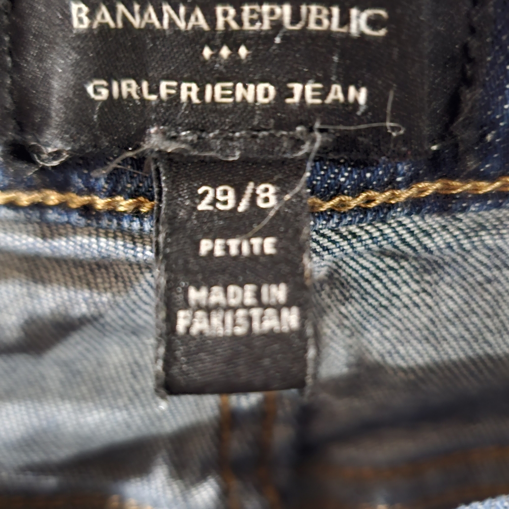 Banana Republic Blue Boyfriend Jeans